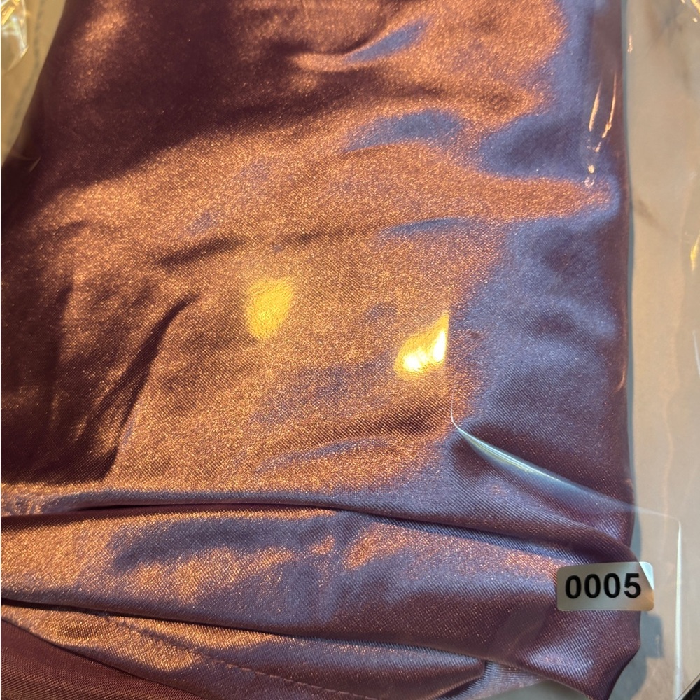 Lavender Satin Midi Dress - Picture 10 of 10